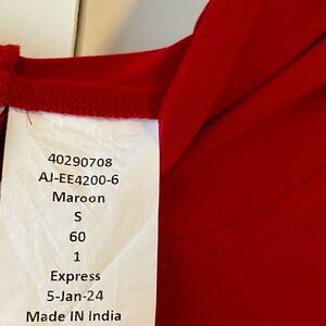 Maxi/Tall Hoodie Maroon Dress